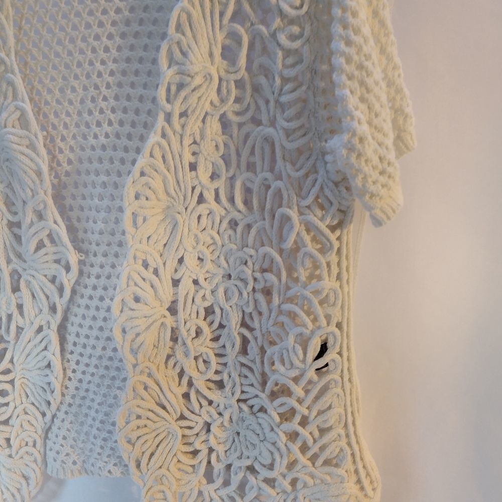 Crochet open front cardigan  - Picture 3 of 6